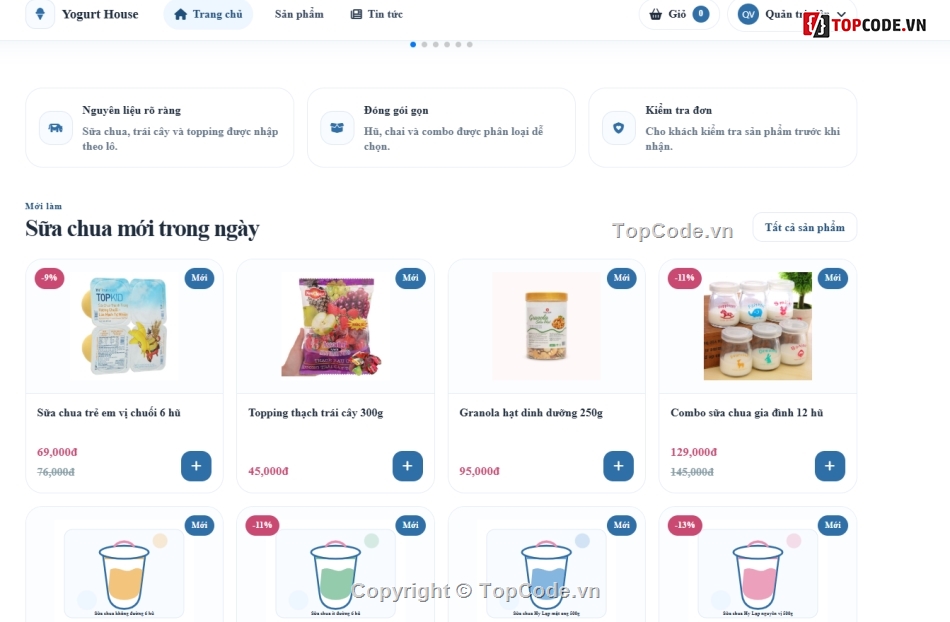 bán,sữa chua,code bán sữa chua